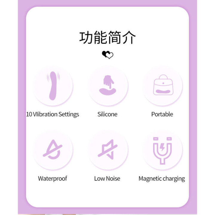 PRETTY LOVE - DJ DICK VIBRADOR ROXO PARA PONTO G