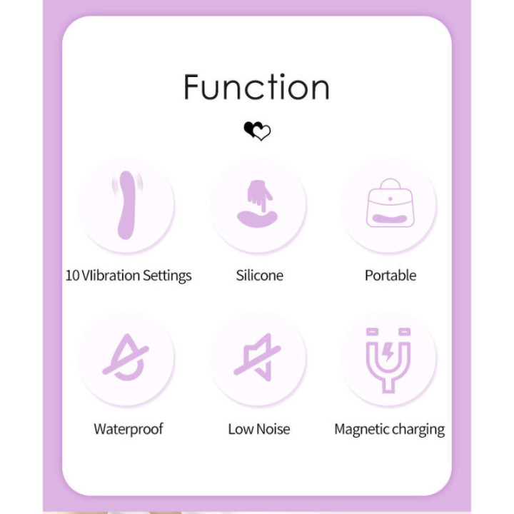 PRETTY LOVE - DJ RABBIT VIBRADOR DE PONTO G ROXO