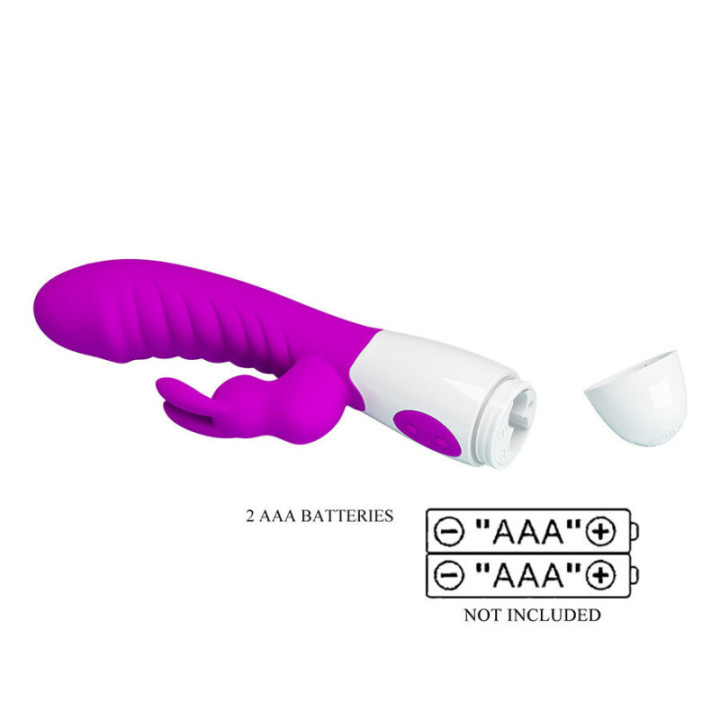 PRETTY LOVE - NAUGHTY VIBRADOR ROXO BUNNY