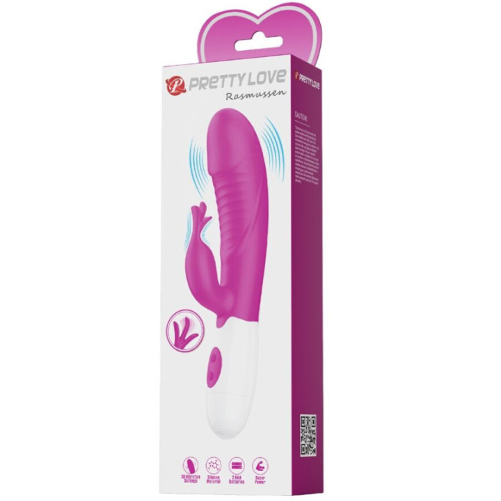 PRETTY LOVE - RASMUSSEN VIBRADOR DE PONTO G ROXO