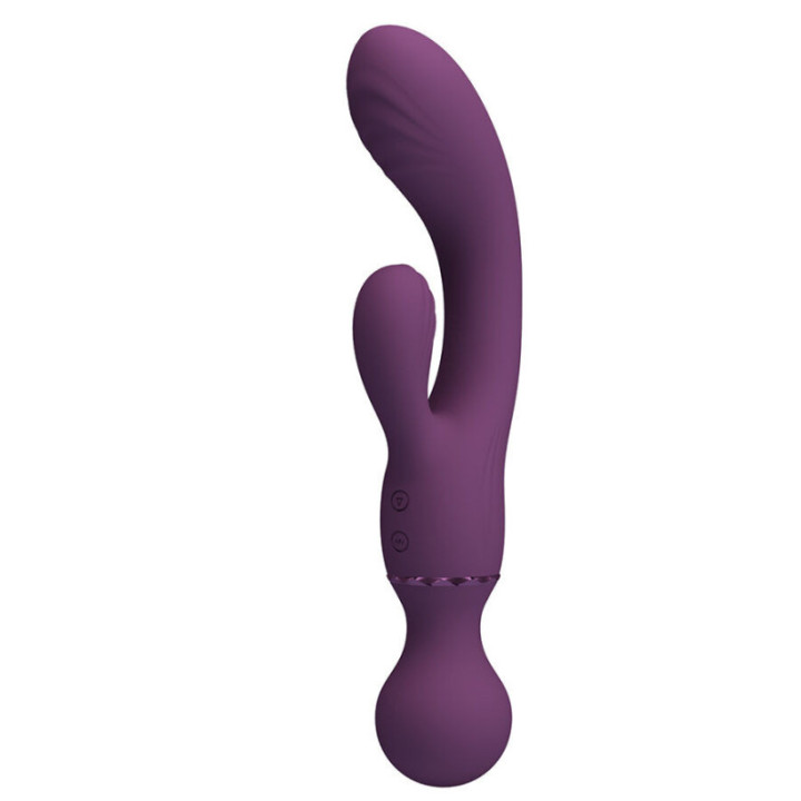 PRETTY LOVE - VIBRADOR ROXO PARA PONTO G. VERSÁTIL E COMPLETO