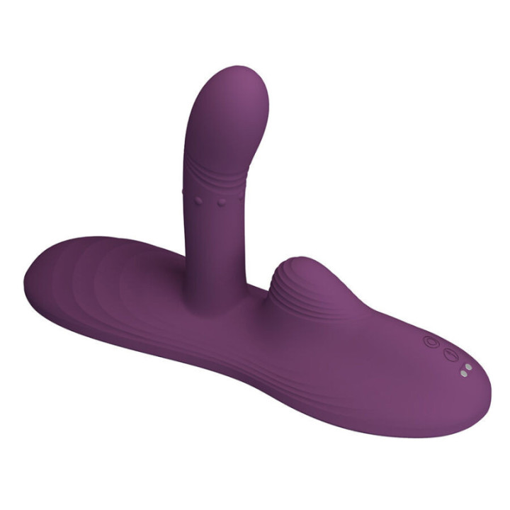 PRETTY LOVE - LUKA VIBRADOR DE SENTADO COM EFEITO DE CALOR E CONTROLE REMOTO