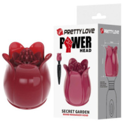 PRETTY LOVE - SECRET GARDEN CABEÇA DE MASSAGEM ROSA
