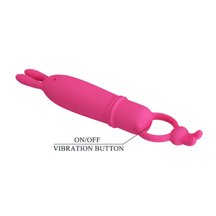 PRETTY LOVE - DELIA VIBRADOR RABBIT COM ANEL DE RESISTÊNCIA