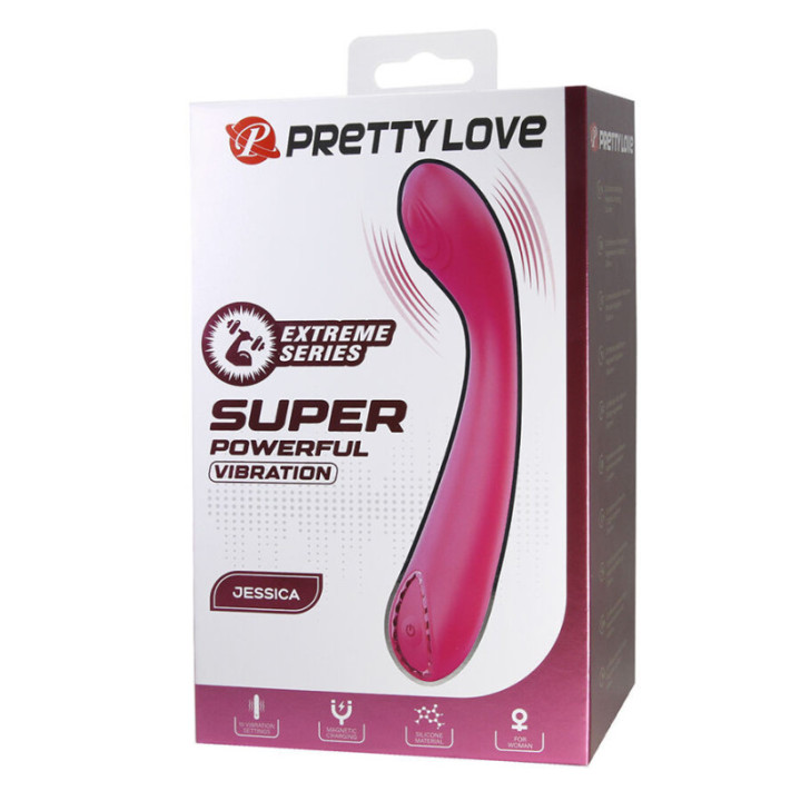 PRETTY LOVE - JESSICA VIBRADOR ROSA DE ALTA POTÊNCIA