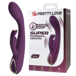 PRETTY LOVE - EMMA VIBRADOR ROXO RABBIT COM ESTIMULADOR