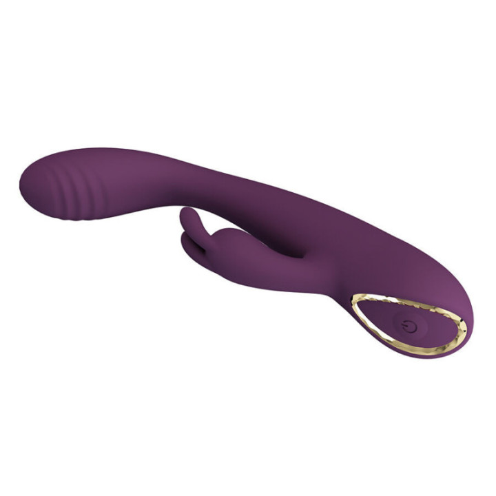 PRETTY LOVE - EMMA VIBRADOR ROXO RABBIT COM ESTIMULADOR
