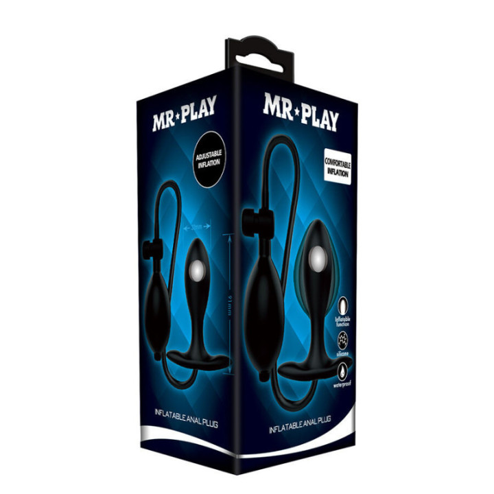 MR PLAY - PLUG ANAL INFLÁVEL AJUSTÁVEL