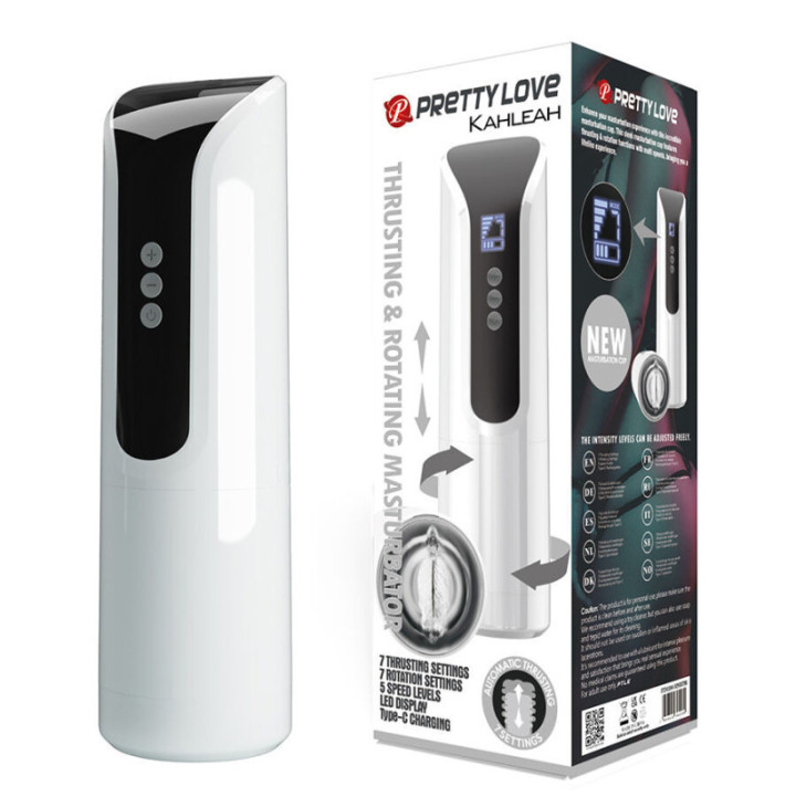 PRETTY LOVE - KAHLEAH MASTURBATOR COM EMPURRAÇÃO E ROTAÇÃO