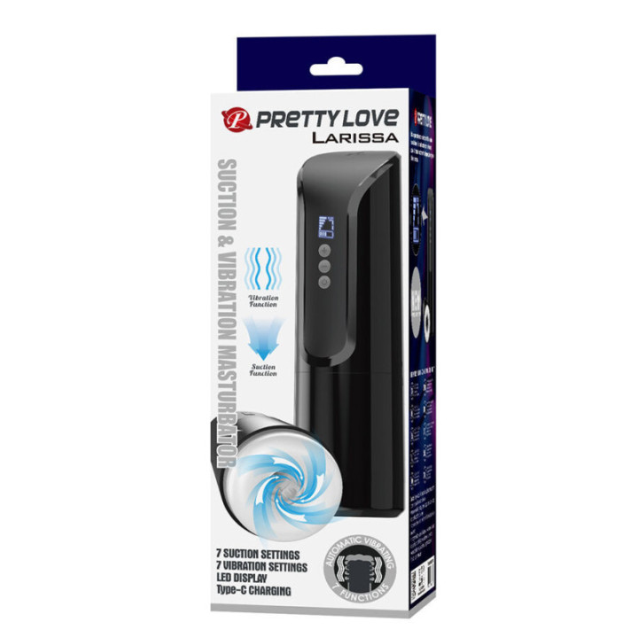 PRETTY LOVE - LARISSA MASTURBADOR DE SUCÇÃO VIBRATÓRIO