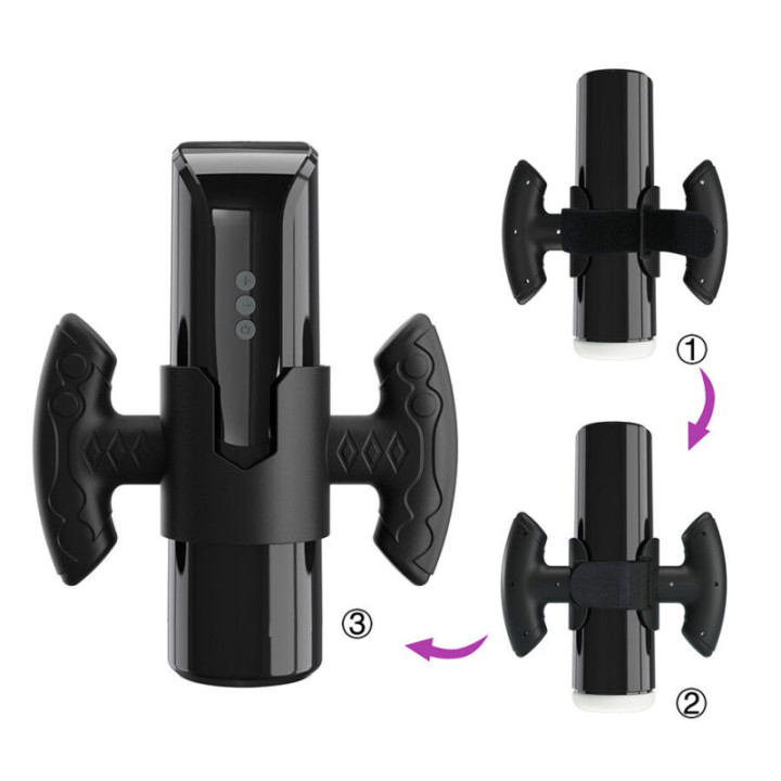 PRETTY LOVE - LARISSA MASTURBADOR DE SUCÇÃO COM VIBRAÇÃO + SUPORTE