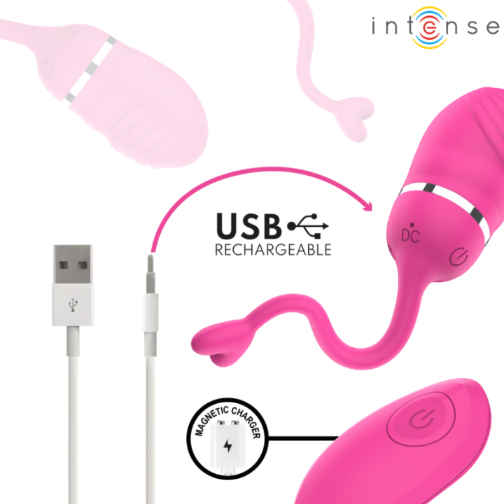 INTENSE - SOOKIE OVO VIBRATÓRIO COM CONTROLE REMOTO ROSA