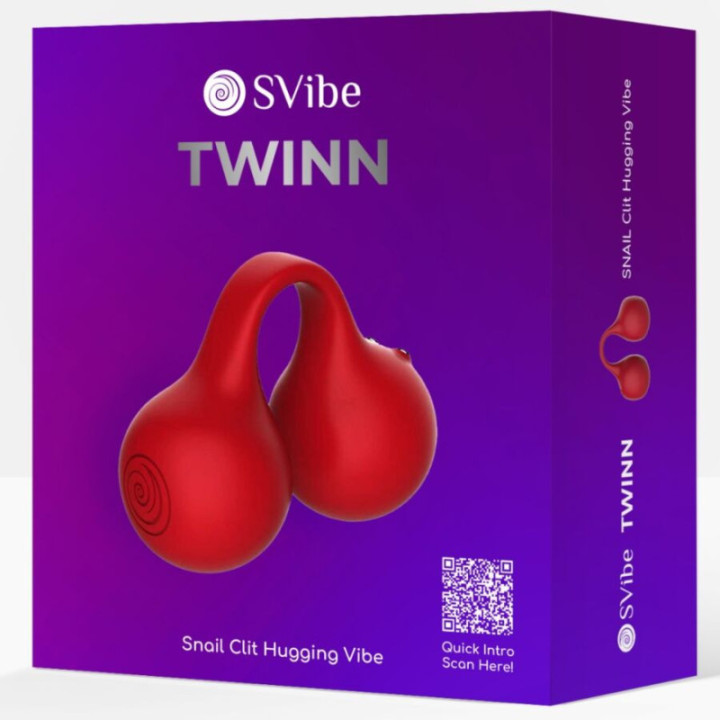 SNAIL VIBE - TWINN VIBRADOR DE DEDO CHERRY
