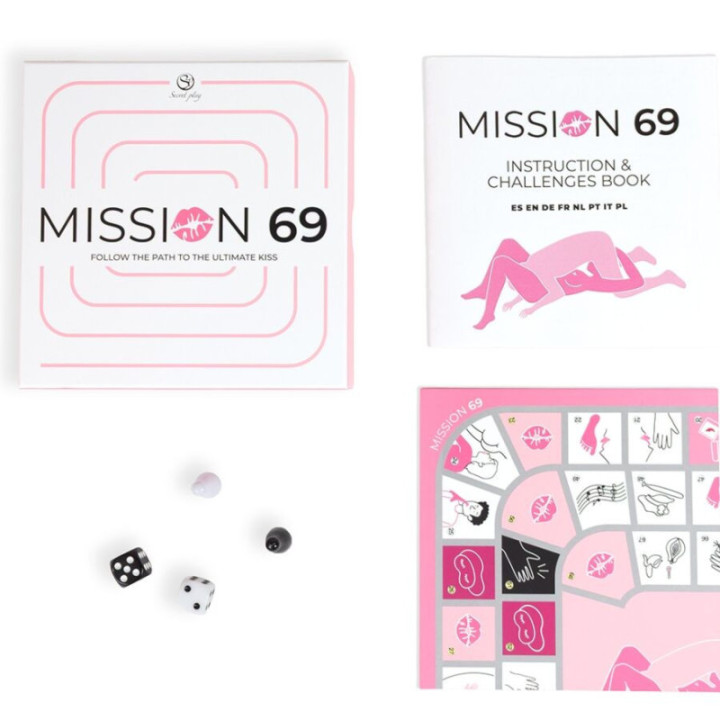 SECRET PLAY - JOGO DE TABULEIRO PARA CASAIS "MISSION 69"