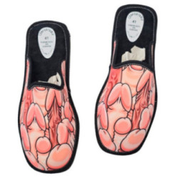 DIABLO PICANTE - SAPATOS EM FORMATO DE PÊNIS TAMANHO MÉDIO 39-40-41