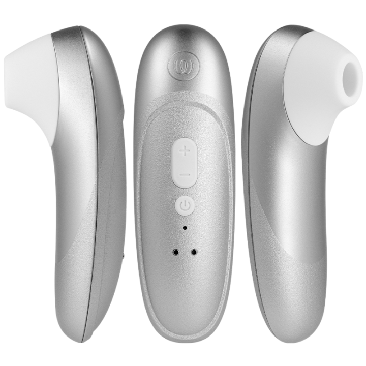 WOMANIZER - PRO VIBRANT CLITORIAL STIMULATOR CINZA PRATEADO