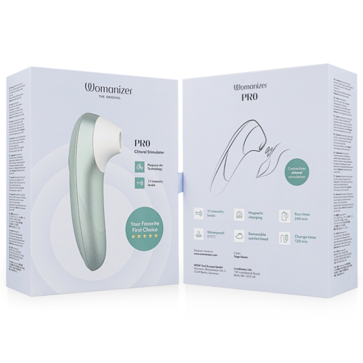 WOMANIZER - PRO VIBRANT CLITORIAL ESTIMULANTE VERDE SÁLVIA