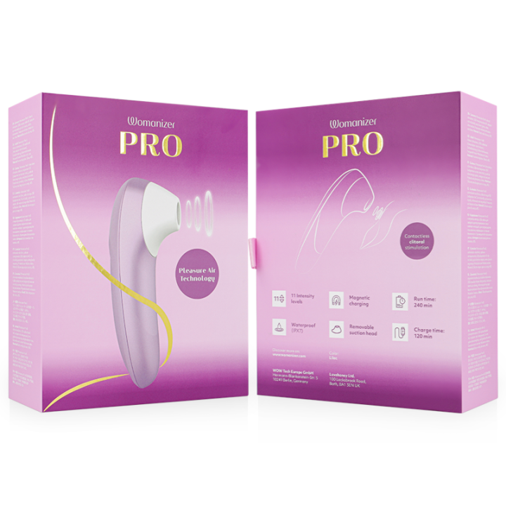 WOMANIZER - PRO VIBRANT CLITORIAL STIMULATOR LILAC
