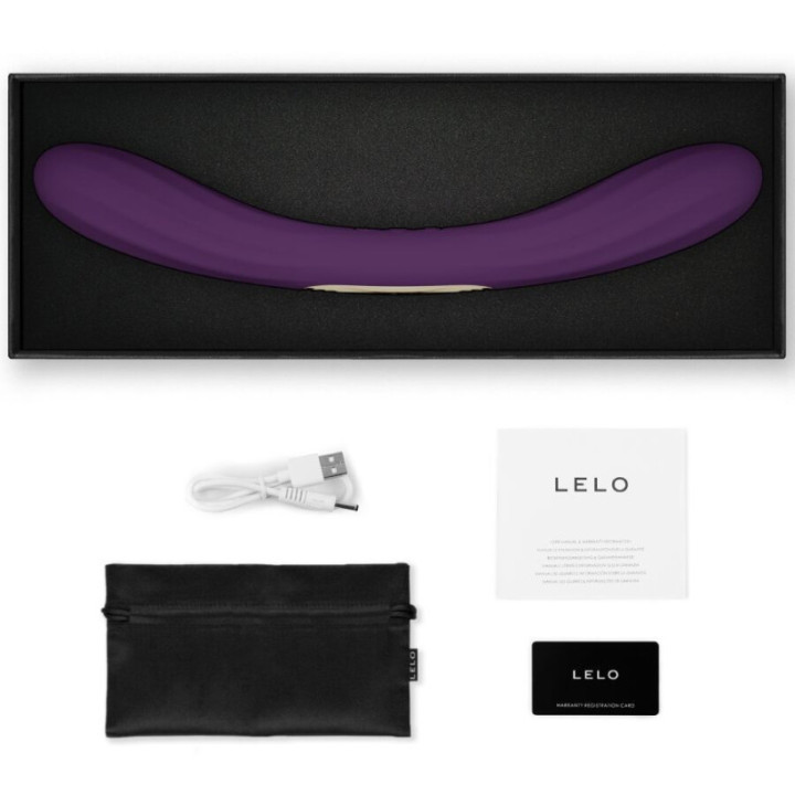LELO - BOOMERANG VIBRADOR DE DUAS PONTAS ROXO