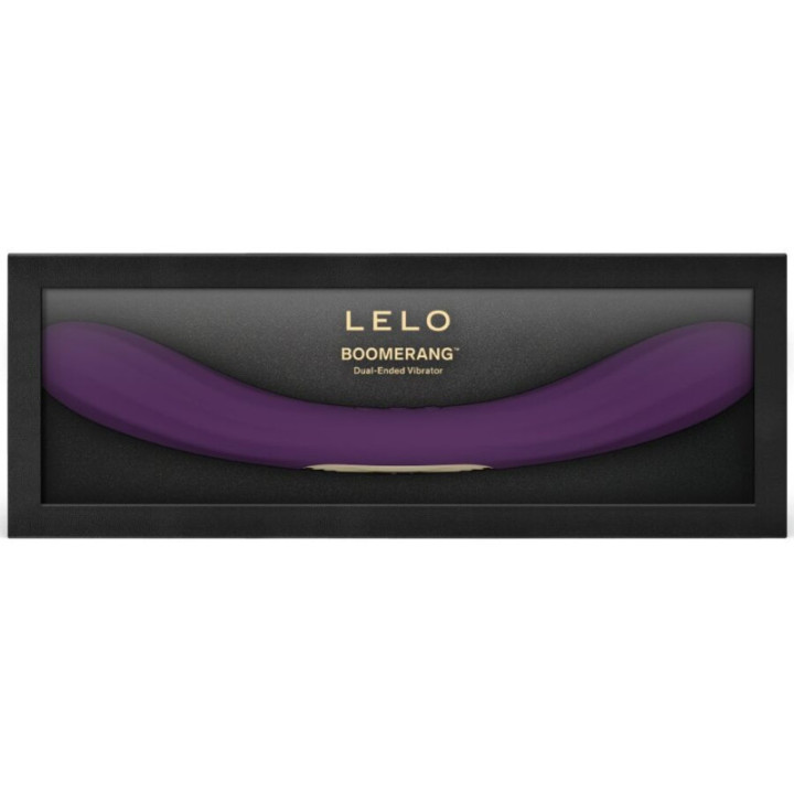 LELO - BOOMERANG VIBRADOR DE DUAS PONTAS ROXO