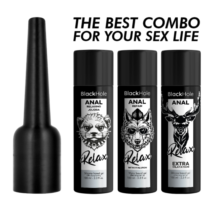 BLACK HOLE - APLICADOR DE LUBRIFICANTE ANAL TAMANHO G 100 ML