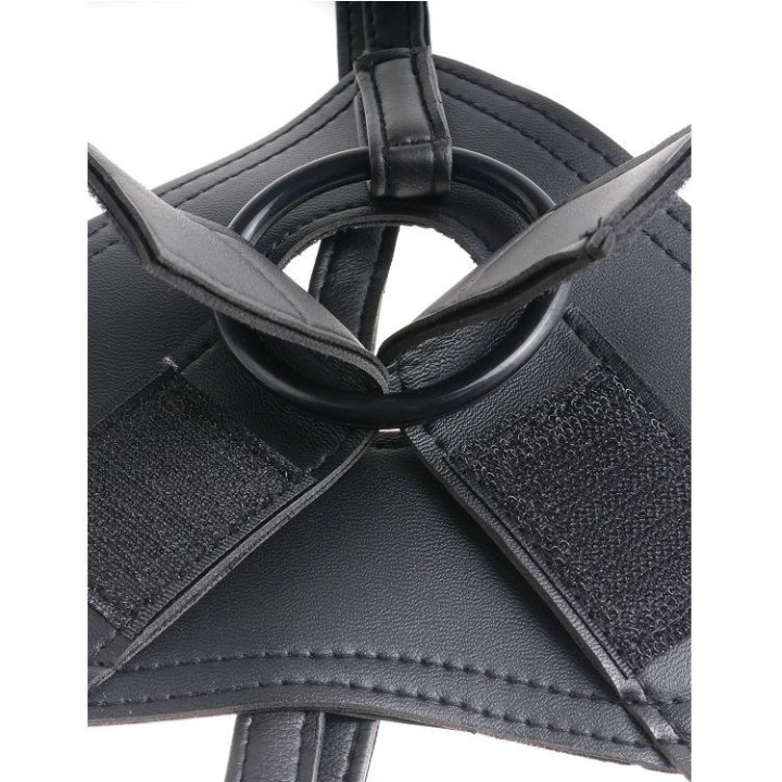 KING COCK - HARNESS COM PÊNIS NATURAL REALISTA 20.3 CM