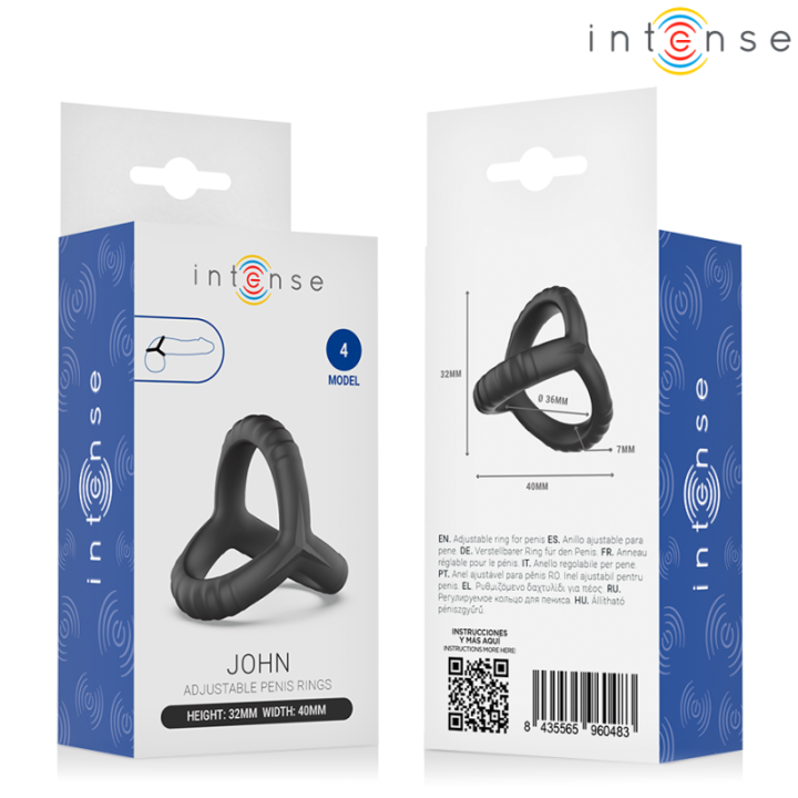 INTENSE - JOHN ANEL PENIANO TRIPLO AJUSTÁVEL MODELO 4