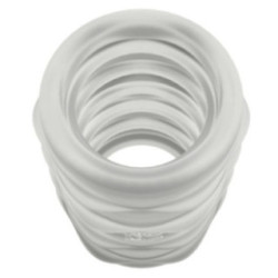 ROMP - MOSH MASTURBADOR MASCULINO TRANSPARENTE COM BAINHA REVERSÍVEL DE 6 CM