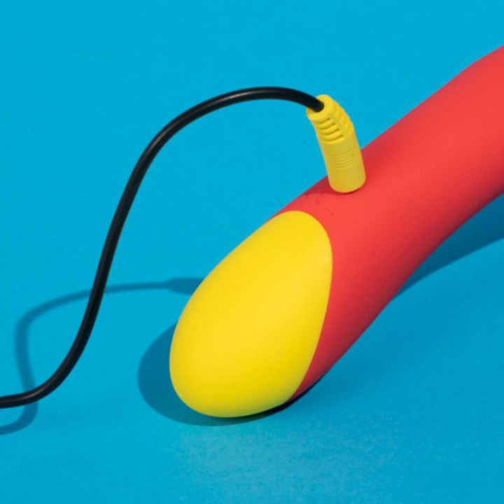 ROMP - HYPE VIBRADOR MULTIFUNCIONAL PARA PONTO G VERMELHO