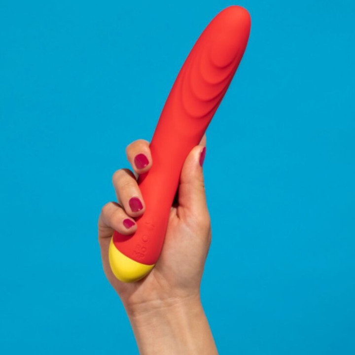 ROMP - HYPE VIBRADOR MULTIFUNCIONAL PARA PONTO G VERMELHO