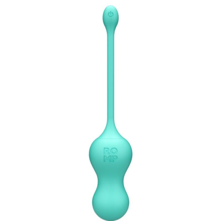 ROMP - CELLO OVO VIBRATÓRIO MULTIFUNCIONAL TURQUESA COM CONTROLE REMOTO