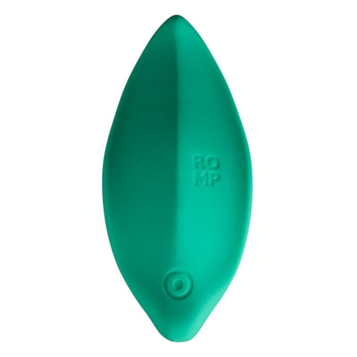 ROMP - VIBRADOR DE ONDAS. ESTIMULADOR CLITORIANO. FORMATO ERGONÔMICO. VERDE-ÁGUA