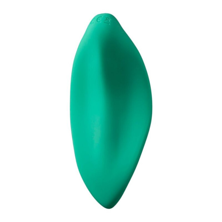 ROMP - VIBRADOR DE ONDAS. ESTIMULADOR CLITORIANO. FORMATO ERGONÔMICO. VERDE-ÁGUA