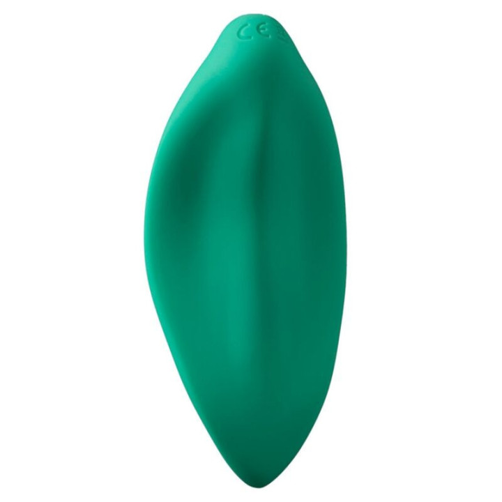 ROMP - VIBRADOR DE ONDAS. ESTIMULADOR CLITORIANO. FORMATO ERGONÔMICO. VERDE-ÁGUA