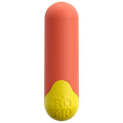 ROMP - RIOT MULTIFUNCIONAL VIBRATÓRIO BULLET LARANJA + AMARELO