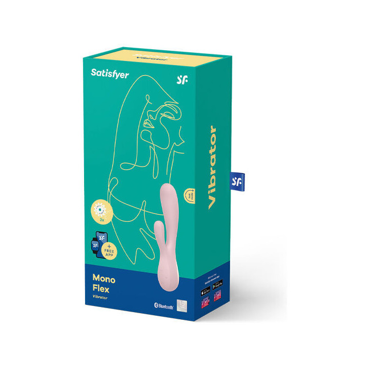 SATISFYER - MONO FLEX ROSA COM APLICATIVO
