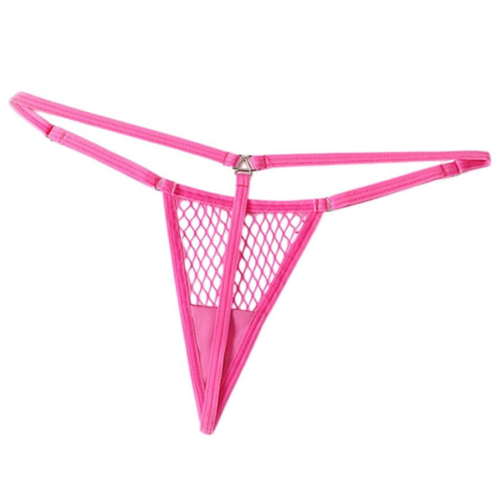 CHILIROSE - CR 4856 MICRO TANGA REJILLA NEON ROSA L/XL