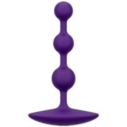 ROMP - AMP CONTAS ANAL DE SILICONE FLEXÍVEIS ROXAS 12,5 CM ROXAS