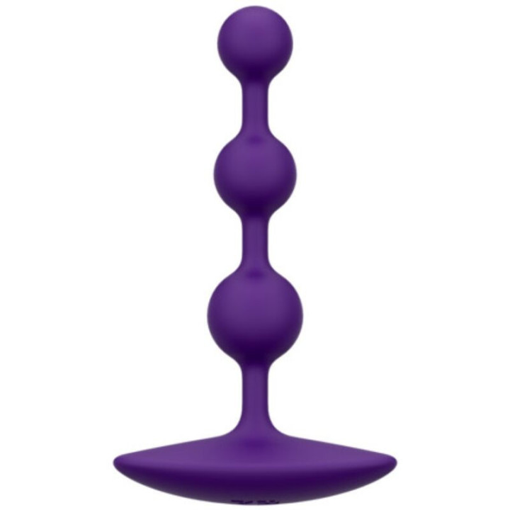 ROMP - AMP CONTAS ANAL DE SILICONE FLEXÍVEIS ROXAS 12.5 CM ROXAS