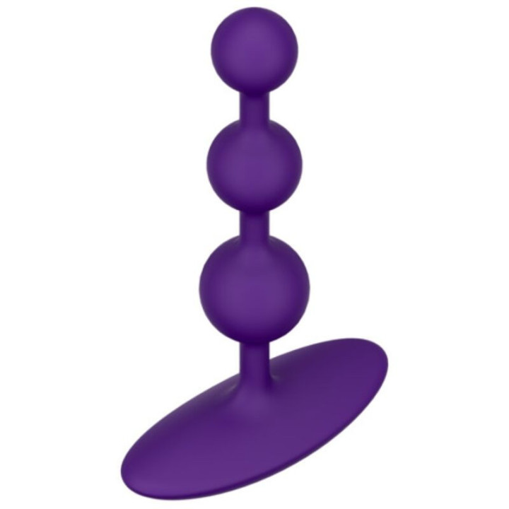 ROMP - AMP CONTAS ANAL DE SILICONE FLEXÍVEIS ROXAS 12.5 CM ROXAS