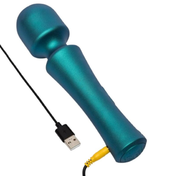 ROMP - PRESTO MINI WAND VIBRATOR COM CABEÇA FLEXÍVEL VERDE
