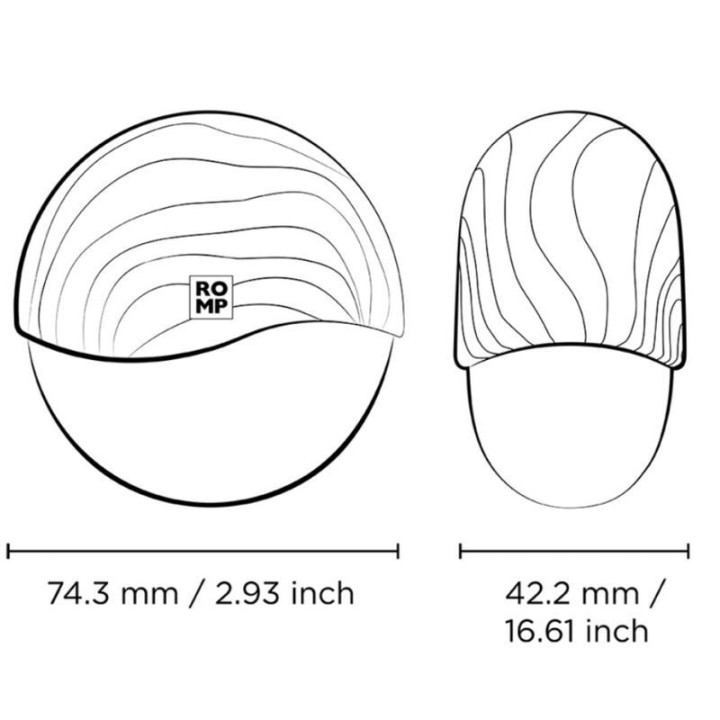ROMP - SPIN CLITORAL SUCTION ANTITUDE COM ABERTURA E FECHAMENTO ROTATIVOS