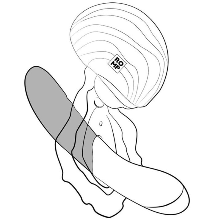 ROMP - SPIN CLITORAL SUCTION ANTITUDE COM ABERTURA E FECHAMENTO ROTATIVOS