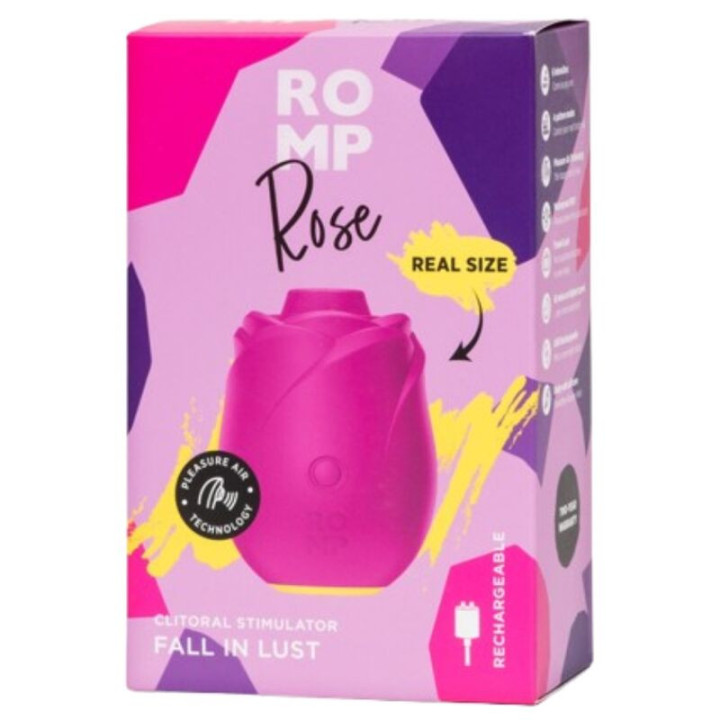 ROMP - ROSE Aparelho de sucção clitoriana em formato de rosa