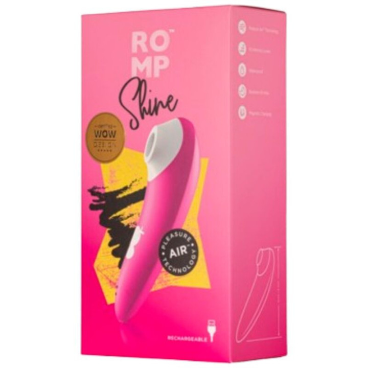 ROMP - SHINE X SUCÇÃO CLITORIAL 10 NÍVEIS ROSA