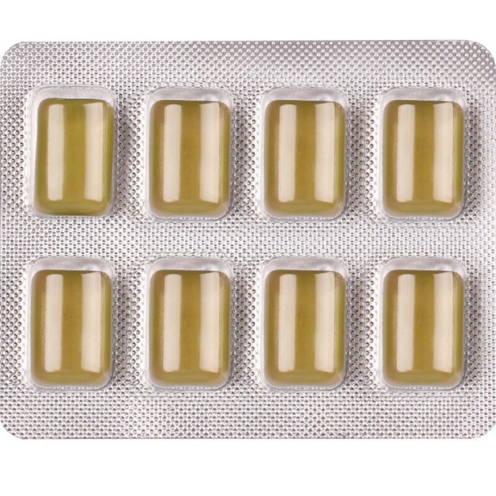 WUG DIET - GOMA DE HORTELÃ FUNCIONAL SEM AÇÚCAR. EM CARTELA COM 8 UNIDADES