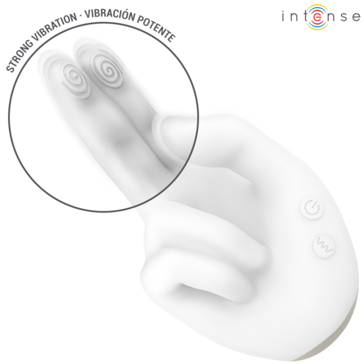 INTENSE - JIMMY ESTIMULADOR MULTIFUNCIONAL EM FORMATO DE MÃO COM VIBRAÇÃO E CALOR
