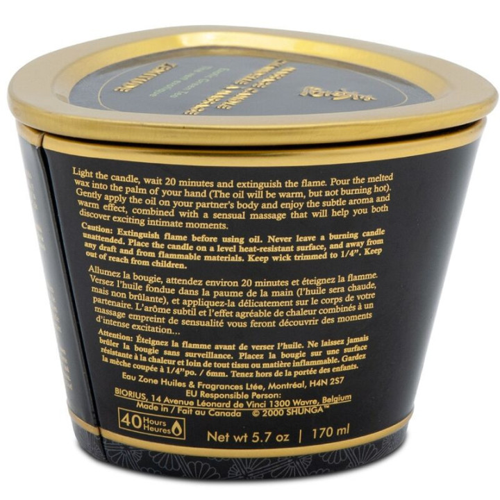 SHUNGA - VELA DE MASSAGEM MANGA 170 ML