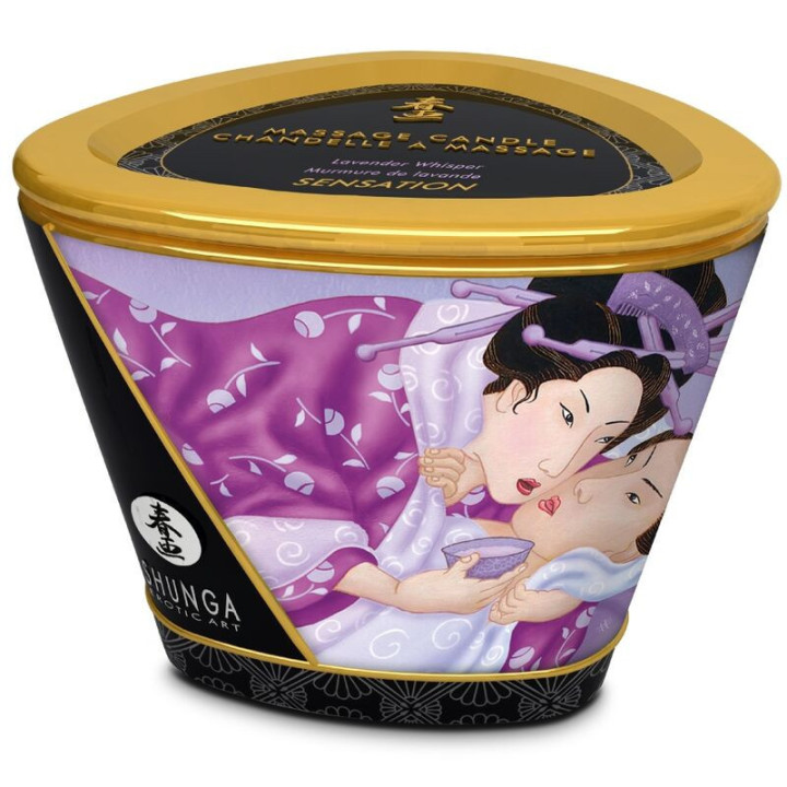 SHUNGA - VELA DE MASSAGEM LAVANDA 170 ML
