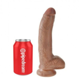 KING COCK - DILDO REALISTA COM TESTÍCULOS 22.8 CM